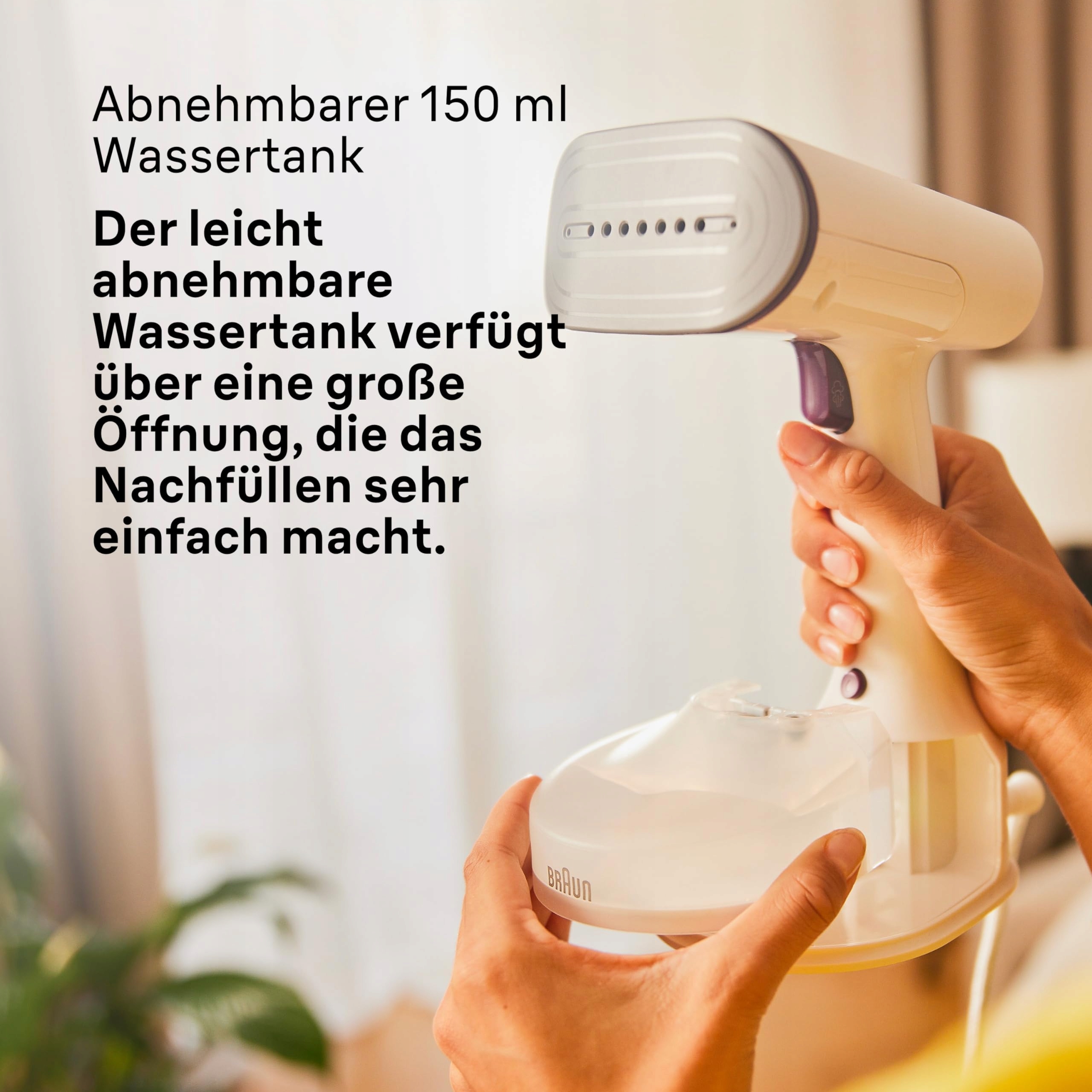 BRAUN QuickStyle 5 GS5011PU Steamer 1200W 150ml 45 Sekund Gotowy — miniatura 7