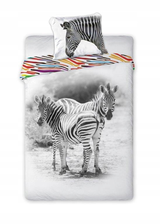 

Pościel Dwustronna 160x200 Wild Zebra Zebry Safari