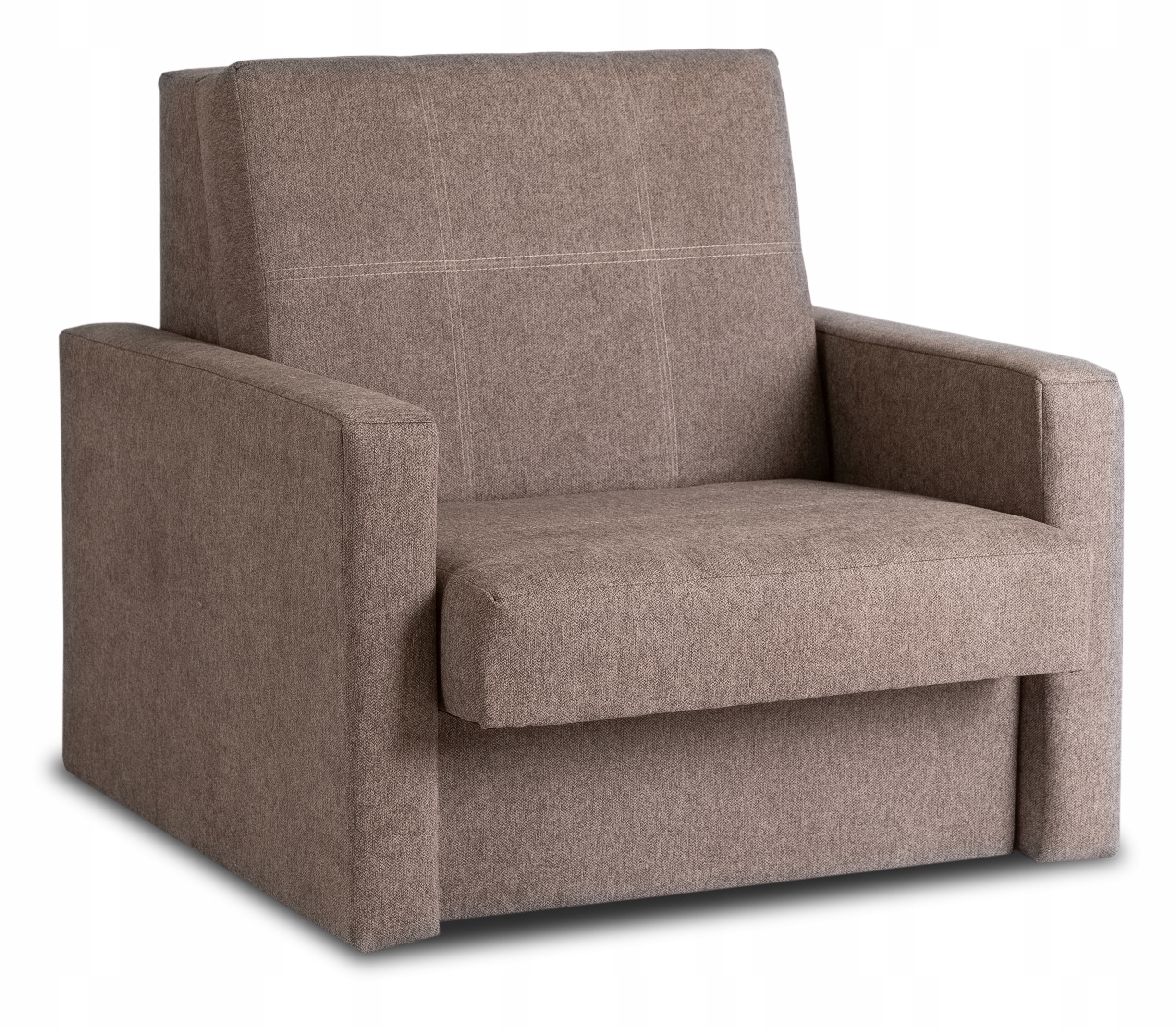 Rozkládací odpočinkové křeslo Jednomístná pohovka na spaní Béžová Milan 1