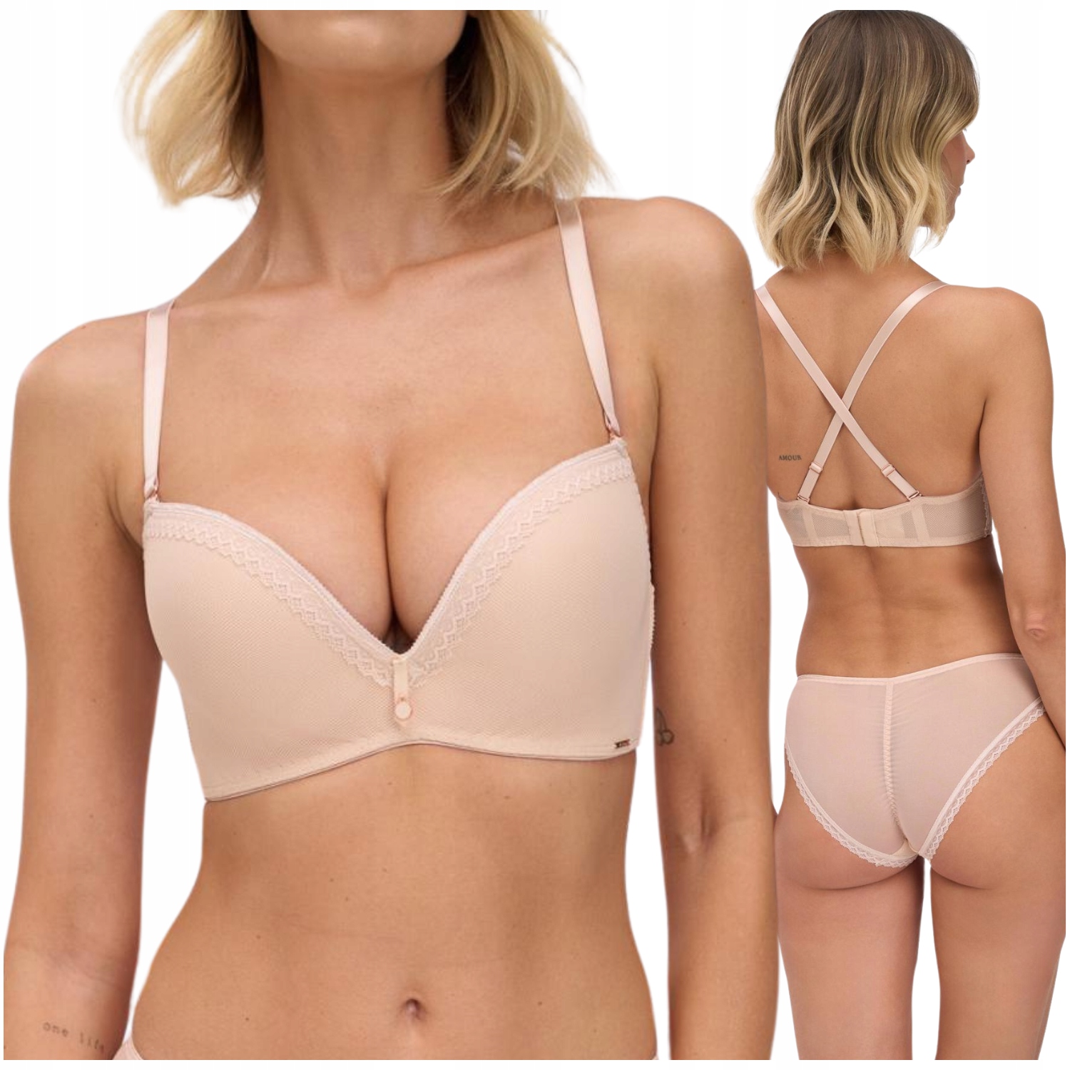 Podprsenka zvětšující poprsí podprsenka Alles Nocturn 03 Push Up 75A