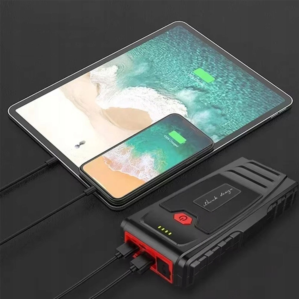 POWERBANK DO ROZRUCHU SAMOCHODU JUMP STARTER AWARYJNY BOOSTER 12000MAH Marka bez marki