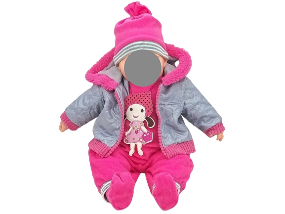 UBRANKO DLA LALKI BOBAS 45CM