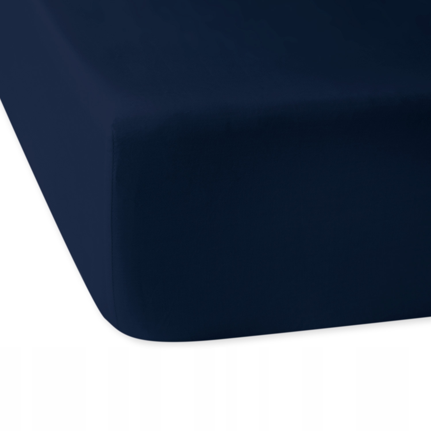 

Prześcieradło satynowe z gumką 180x200 granatowe