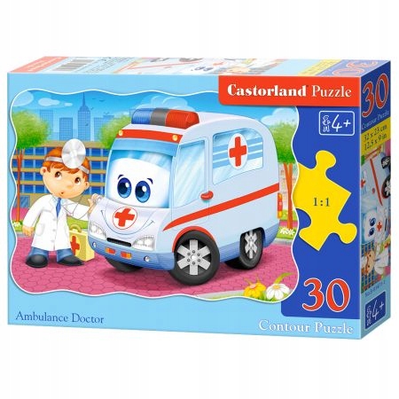 

Puzzle konturowe 30 el. Ambulance Doctor