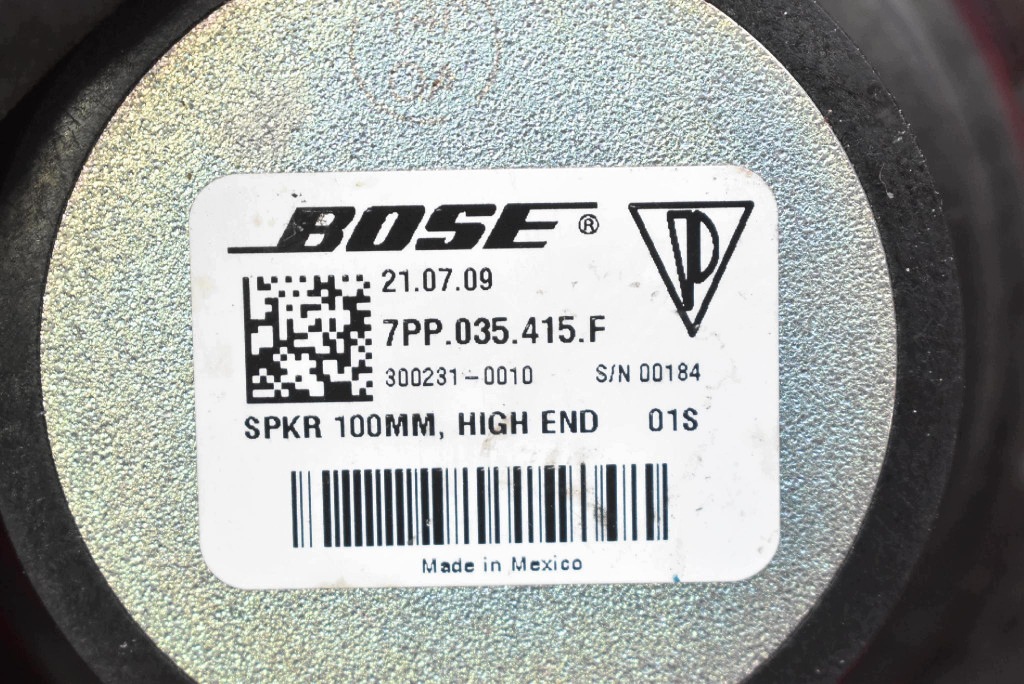 speaker BOSE left front 7PP035415F PORSCHE PANAMERA 970 09-13