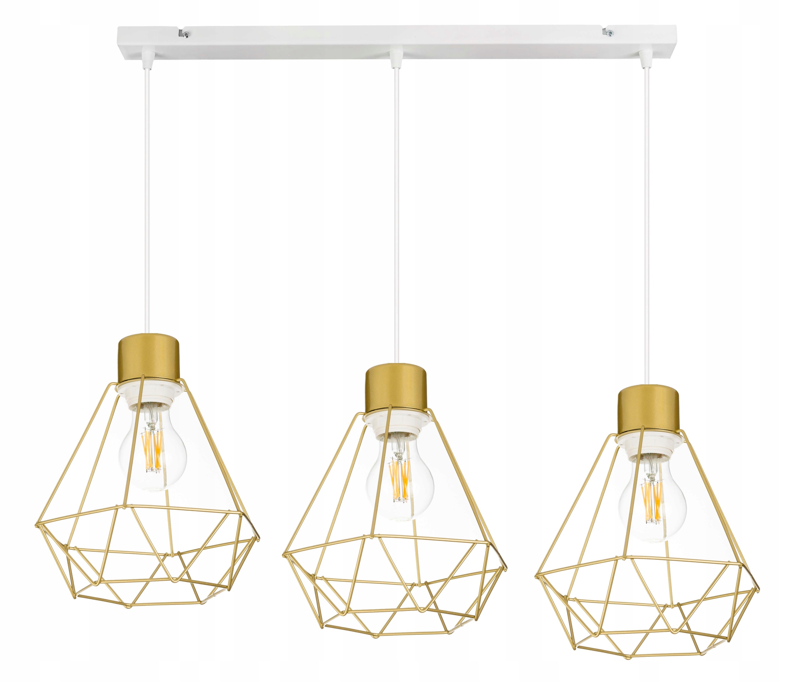 závěsné stropní svítidlo Zwis lustr drát zlatý 3