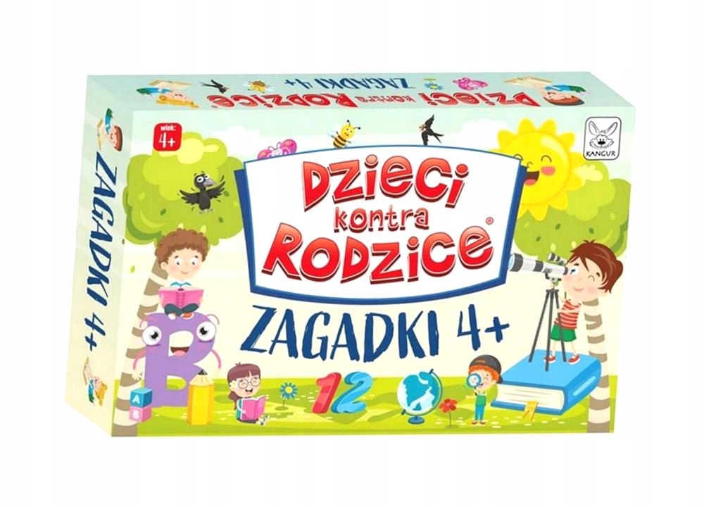 DZIECI KONTRA RODZICE. ZAGADKI 4+