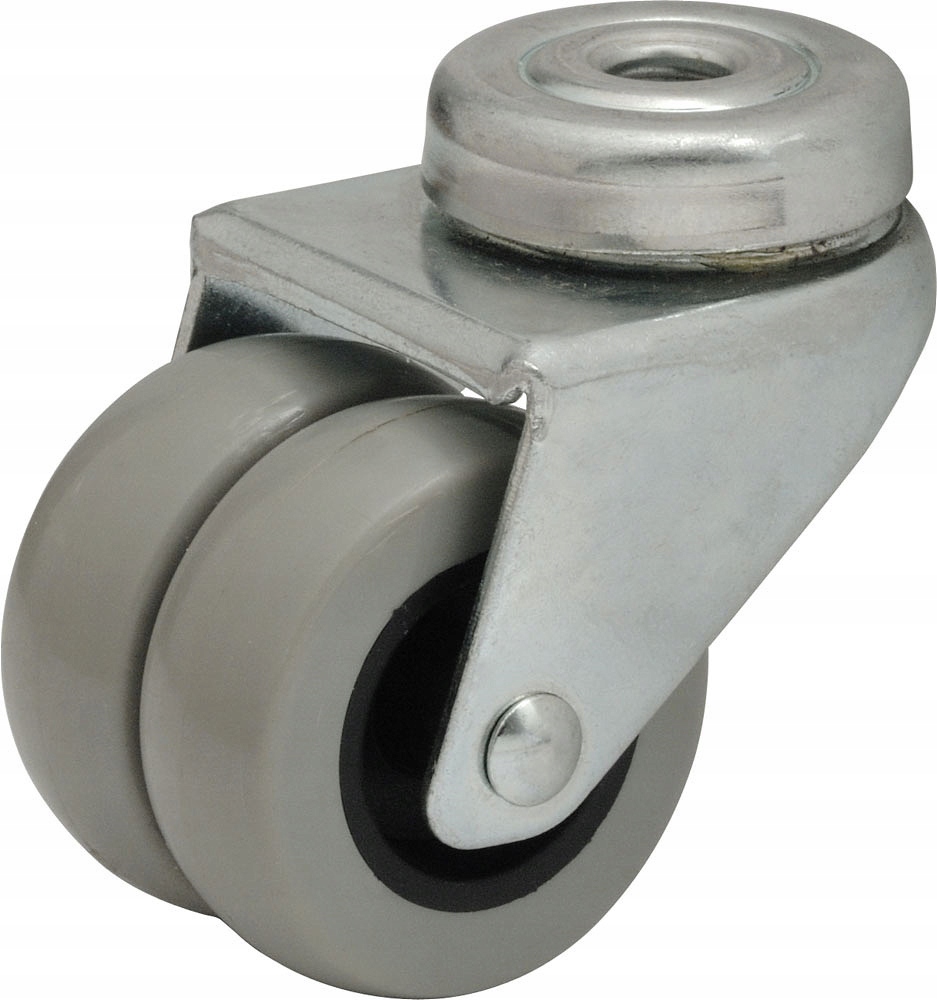 

Koło podwójne 50mm obrotowe z otworem 10.5mm 100kg