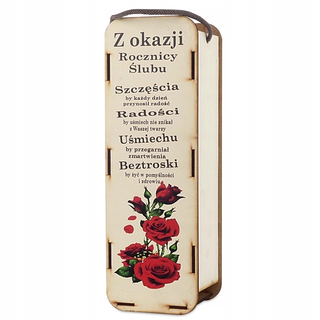 

Skrzynka na Alkohol na rocznicę ślubu
