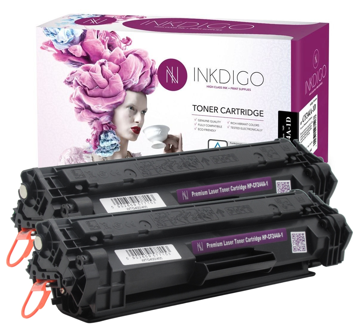 

2x do Hp Laserjet Pro M15A M15W M28W CF244A M30