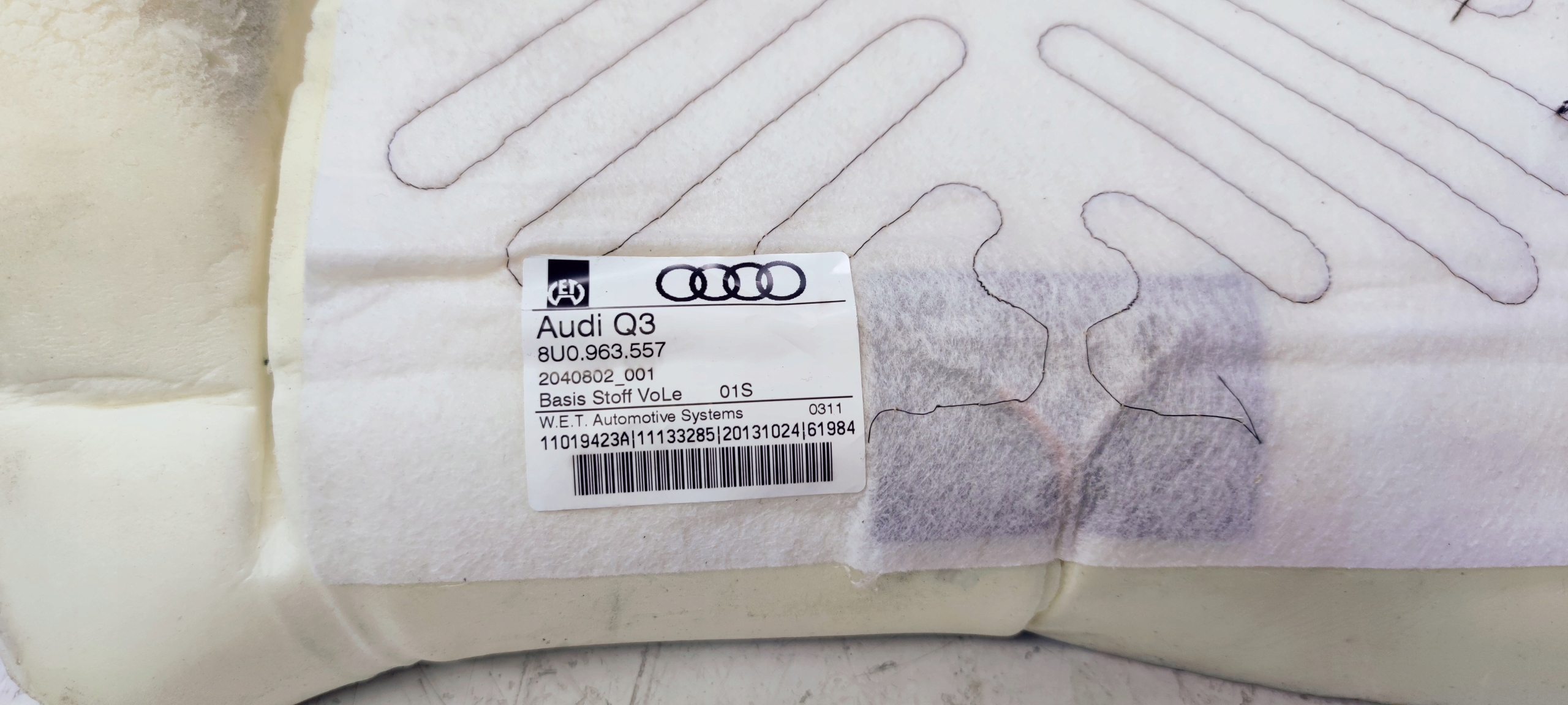 MATA GRZEWCZA SITZ GORA AUDI Q3 8U0963557