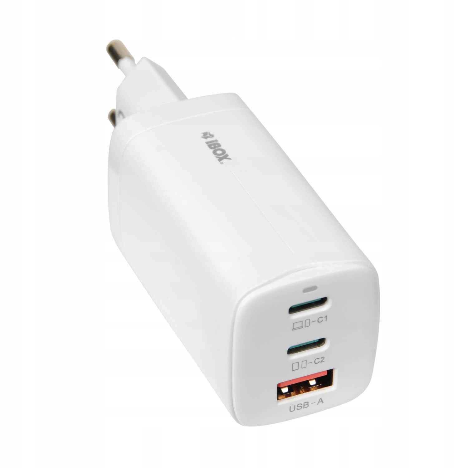 Ładowarka sieciowa GaN iBOX C-65 PD65W, USB-C