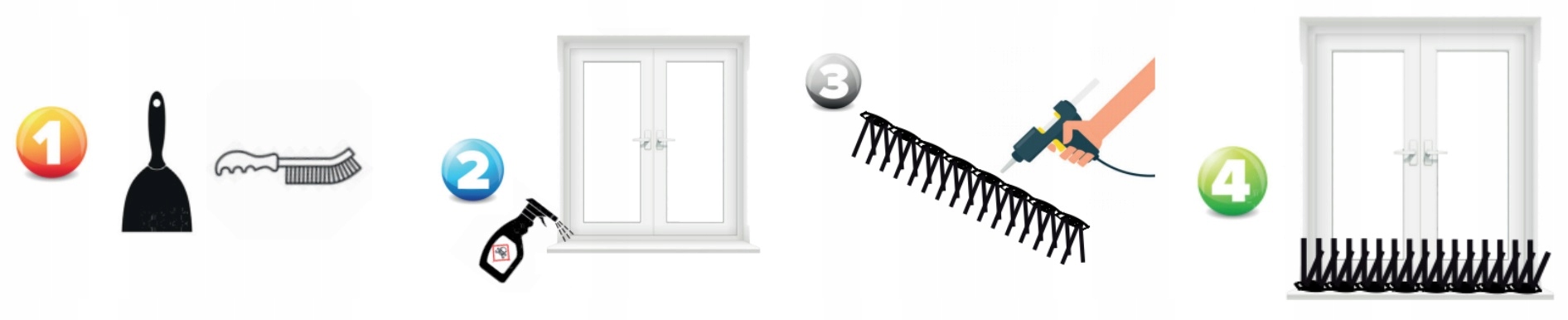 ŚWIETNE KOLCE NA PARAPET skuteczne na PTAKI Marka Linarem