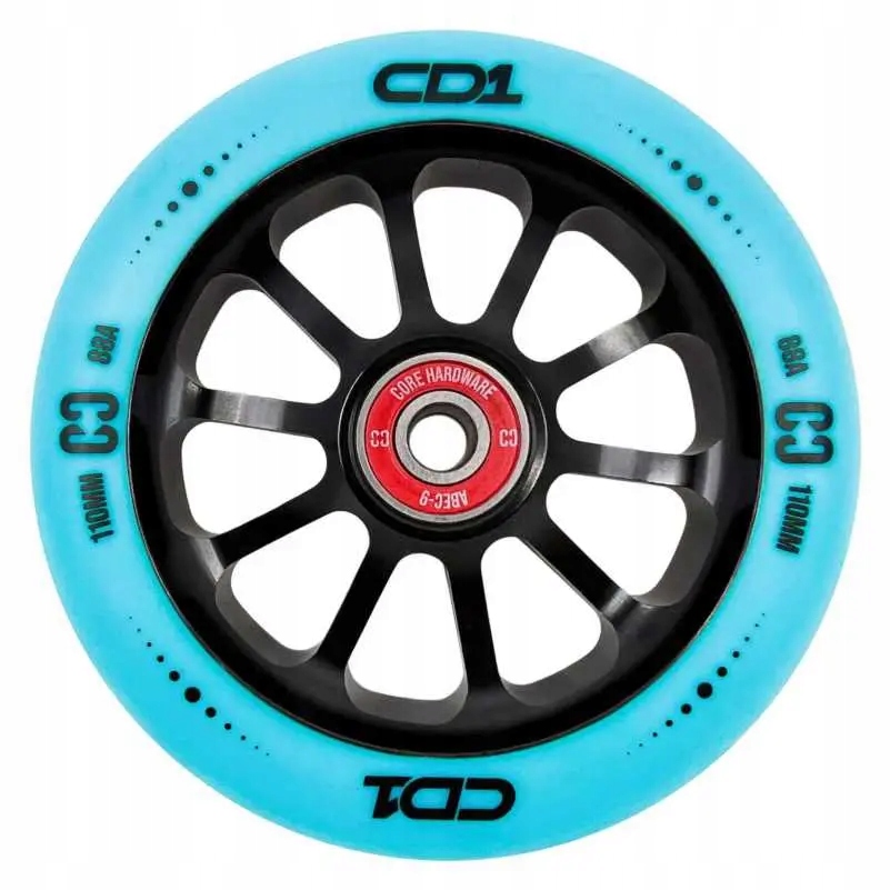 Core CD1 110 mm kolečko pro výkonnostní koloběžku Blue