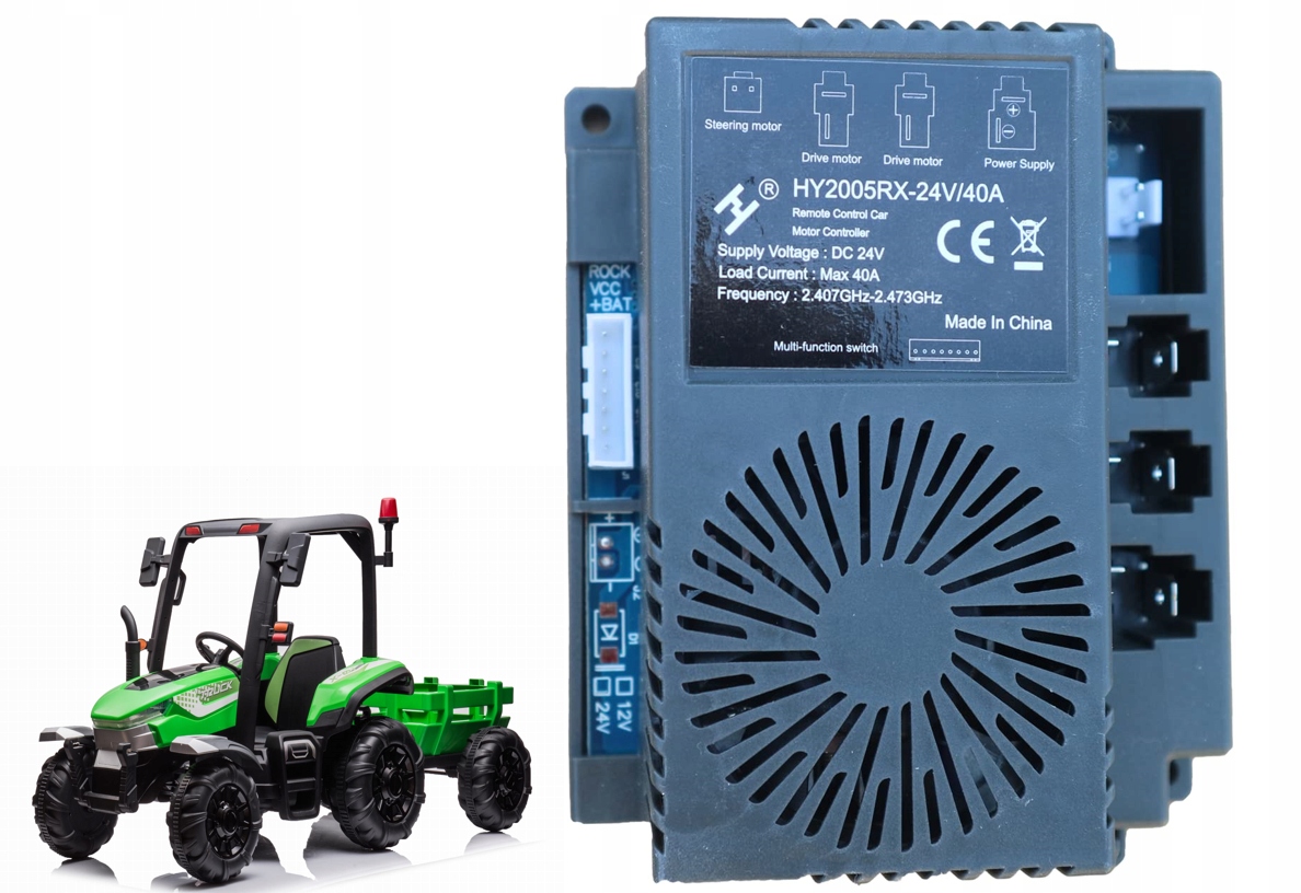 MODUŁ CENTRALKA 2.4 GHZ HY2005RX-24V/40A do pojazdów na akumulator 24V BLT