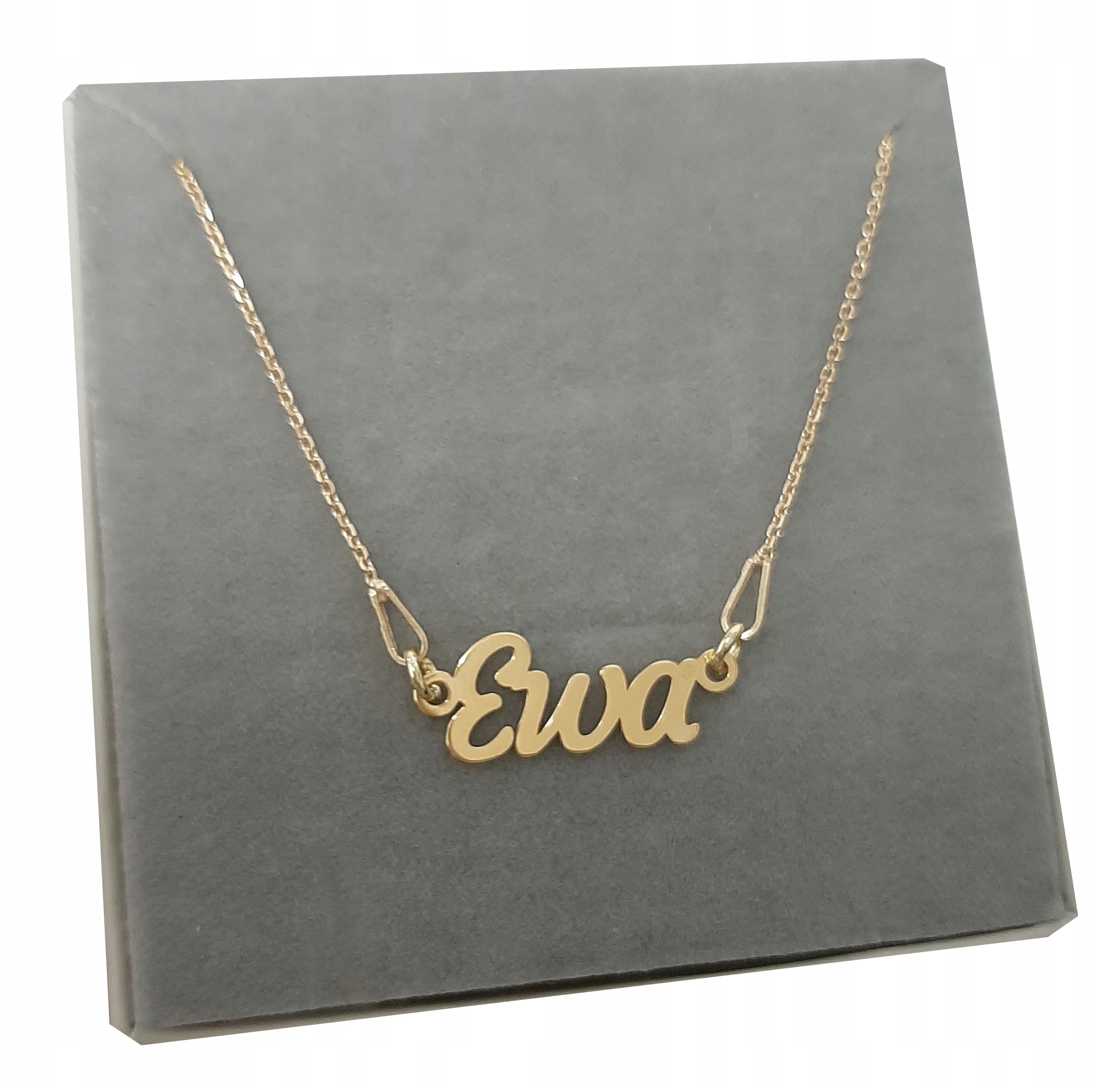 Náramek s jménem jmenovka Ewa stříbro 925 pozlacený
