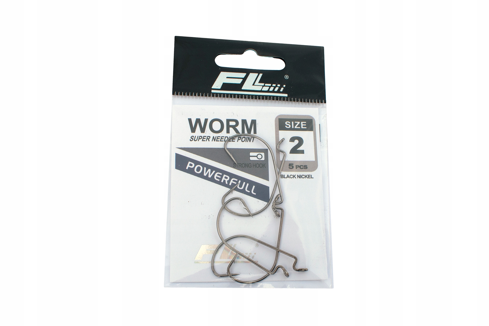 5 haczyków offsetowych nr 2 WORM FL
