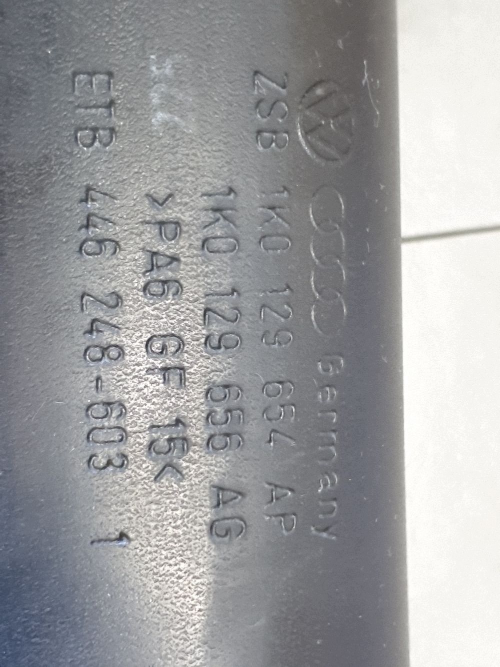 Volkswagen PASSAT CC pipe dolotowa 1K0129654AP