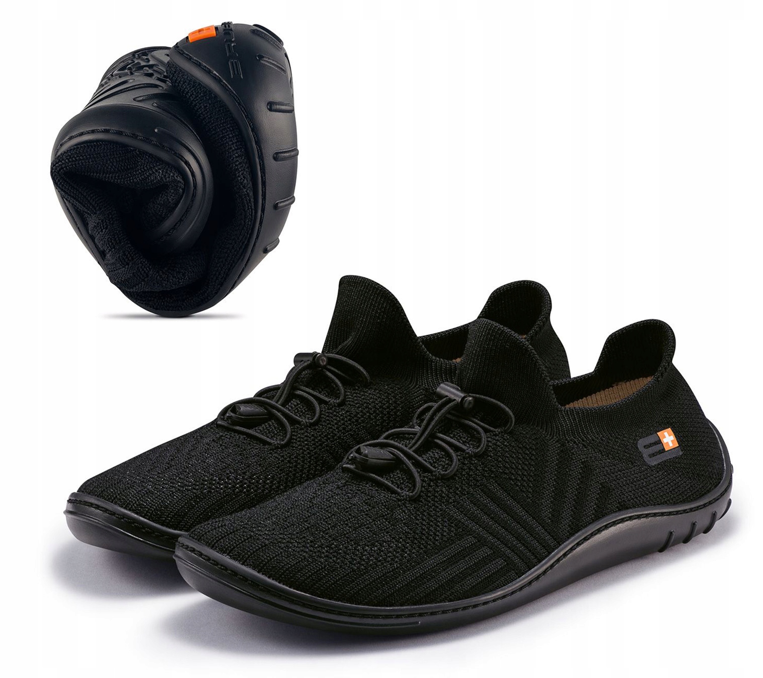 Brubeck Barefoot Buty Męskie Sportowe Oddychające Merino Wełna Czarne 46