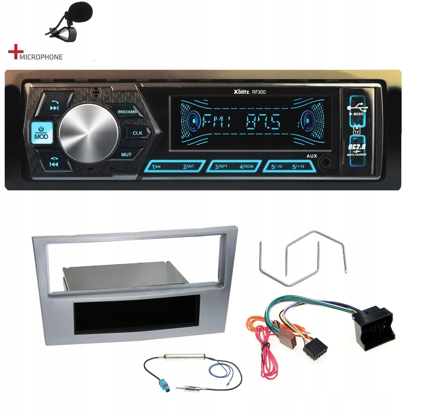 Xblitz RF300 радіо Bluetooth USB SD OPEL CORSA D