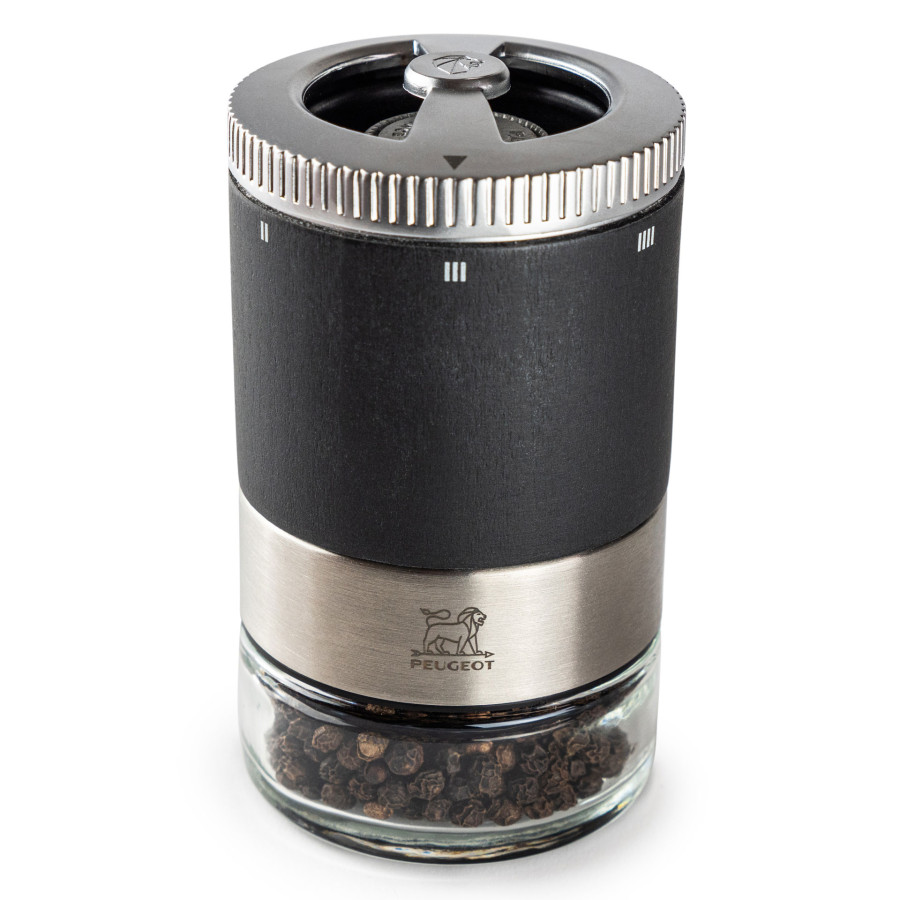 Mlynček na korenie 11 cm grafitové drevo, oceľ Maestro