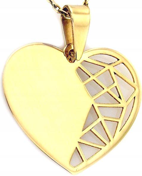 Zlatý Přívěsek 585 Srdce Origami Valentýna -% módní vzor na řetízek