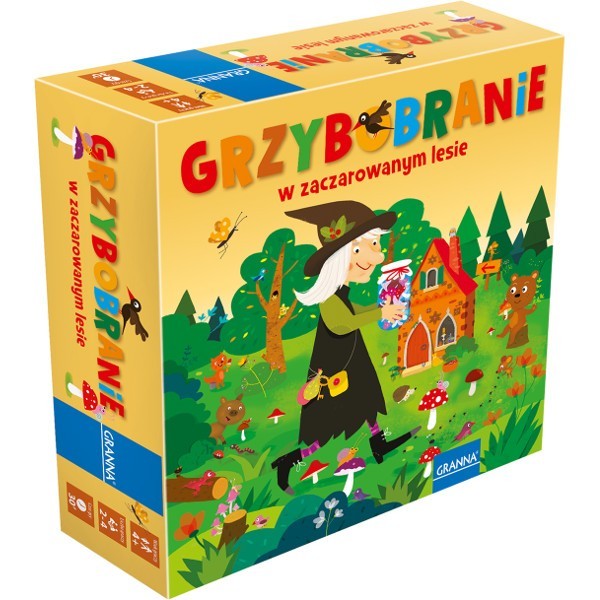 Planszowa Gra Rodzinna Towarzyska Grzybobranie