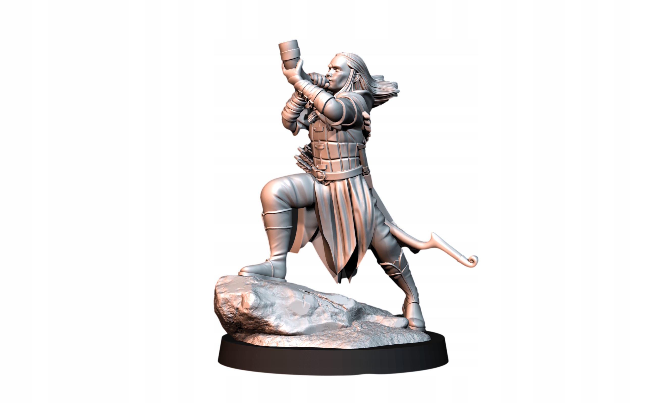 Wood Elf with Horn - Elf z Rogiem