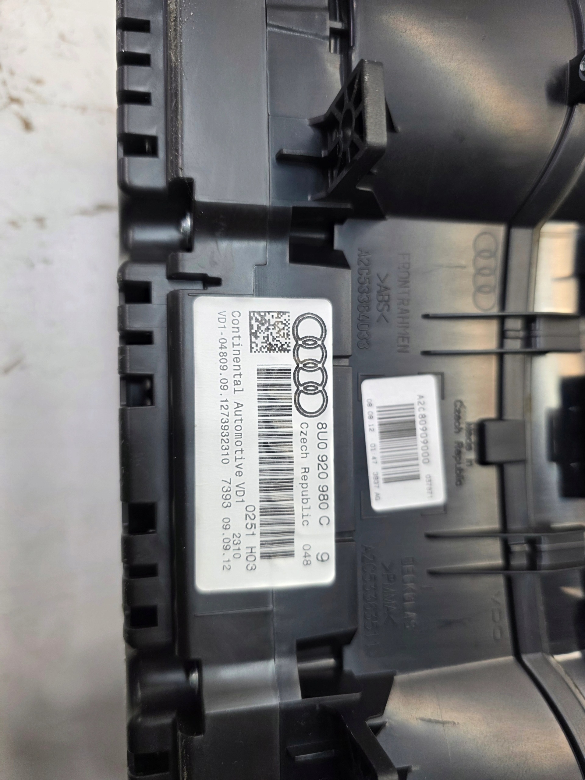 dials dials display AUDI Q3 8U 8U0920980C UK