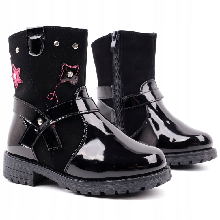 ŚNIEGOWCE DZIEWCZĘCE BOTKI SUWAKI OCIEPLANE ZIMOWE