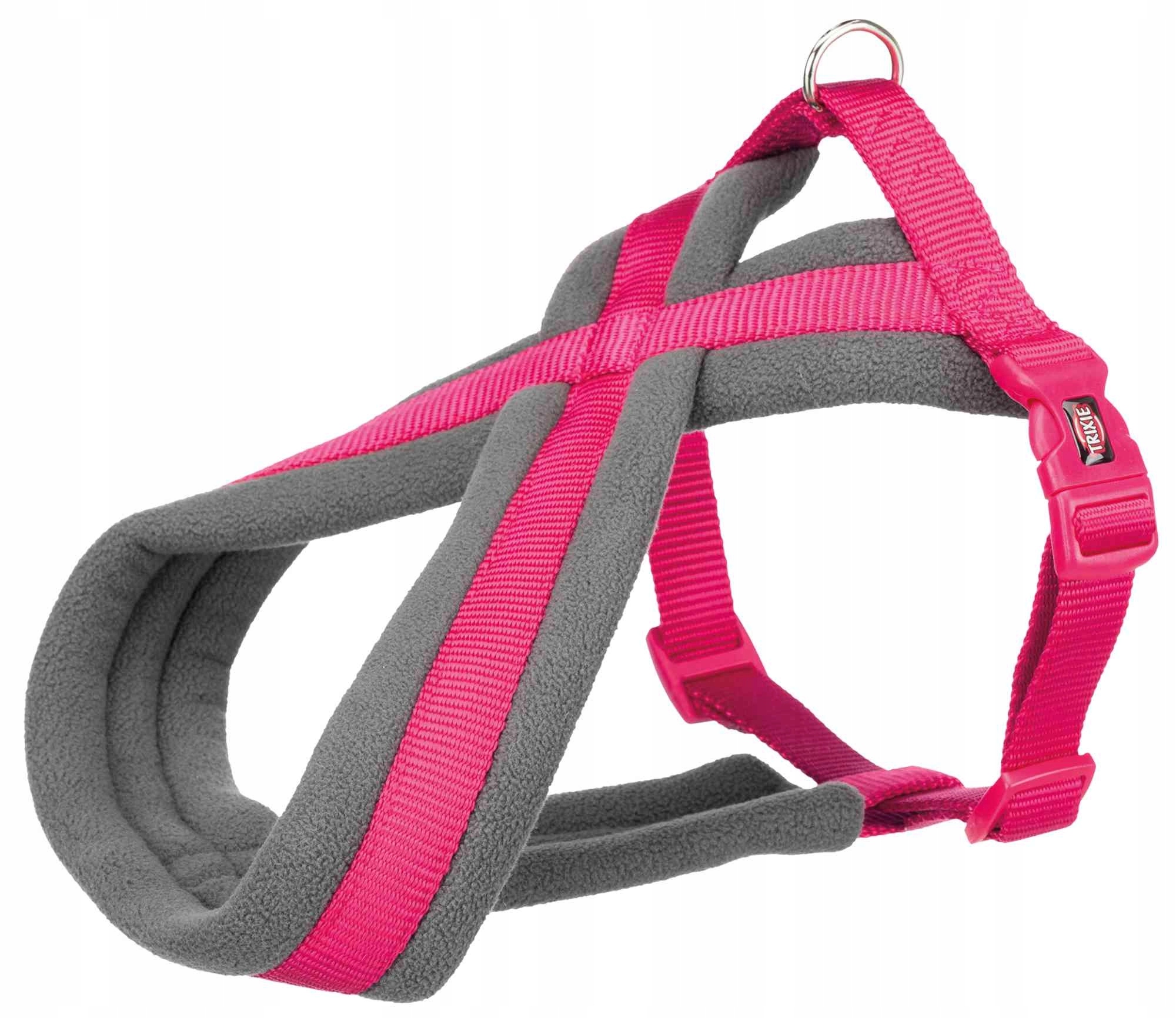 

Szelki Premium touring, S: 35–65 cm/20 mm, fuksja