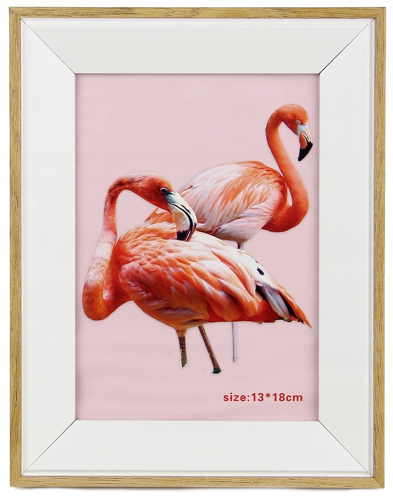 

Ramka foto 13x18cm a'la Drewno Biel gruba