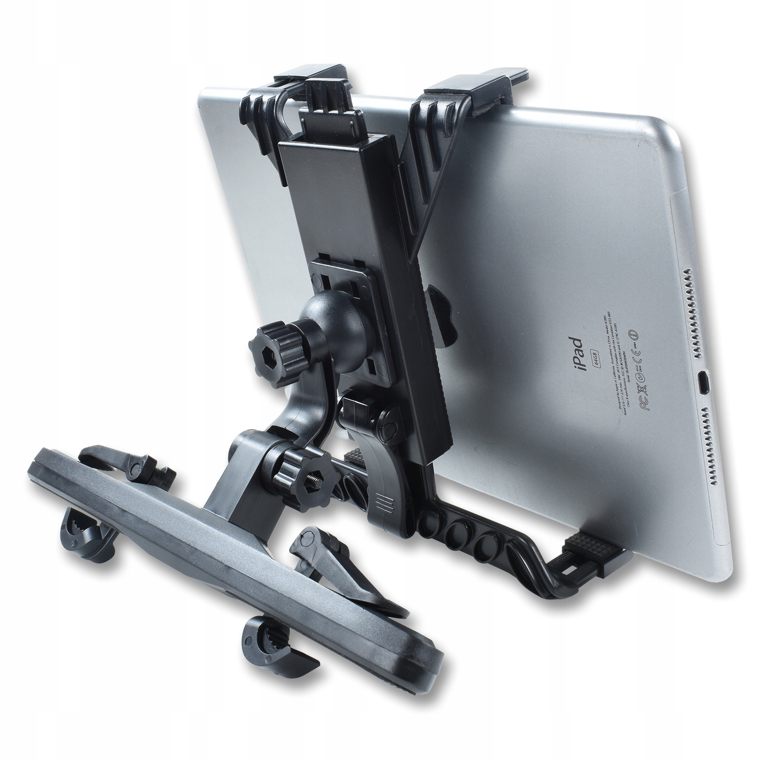 Uchwyt na Ekran Tablet E-book dla Pasażerów z Tyłu Montowany do Zagłówka