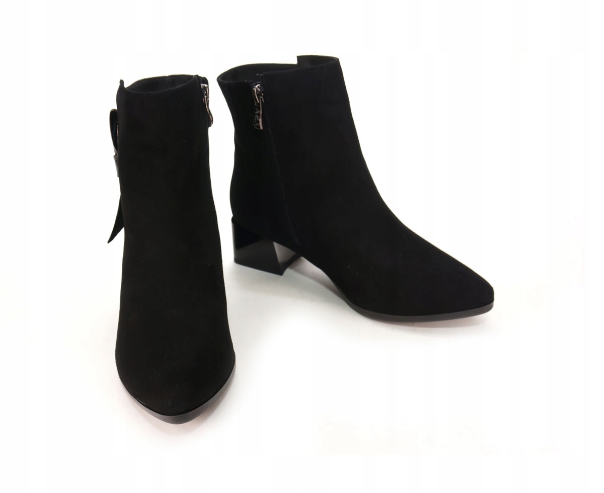 BOTKI DAMSKIE AGA 7607 CZA R37 Oryginalne opakowanie producenta pudełko