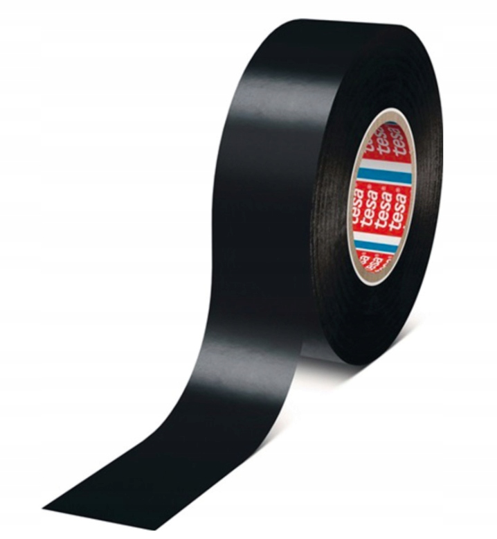 Tesa Taśma Izolacyjna 53988 Czarna 20m19mm 53988 10 sztuk