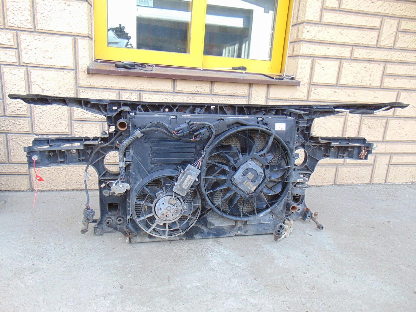 complete support panel for radiators front AUDI Q7 4L 06- 3.0 TDI