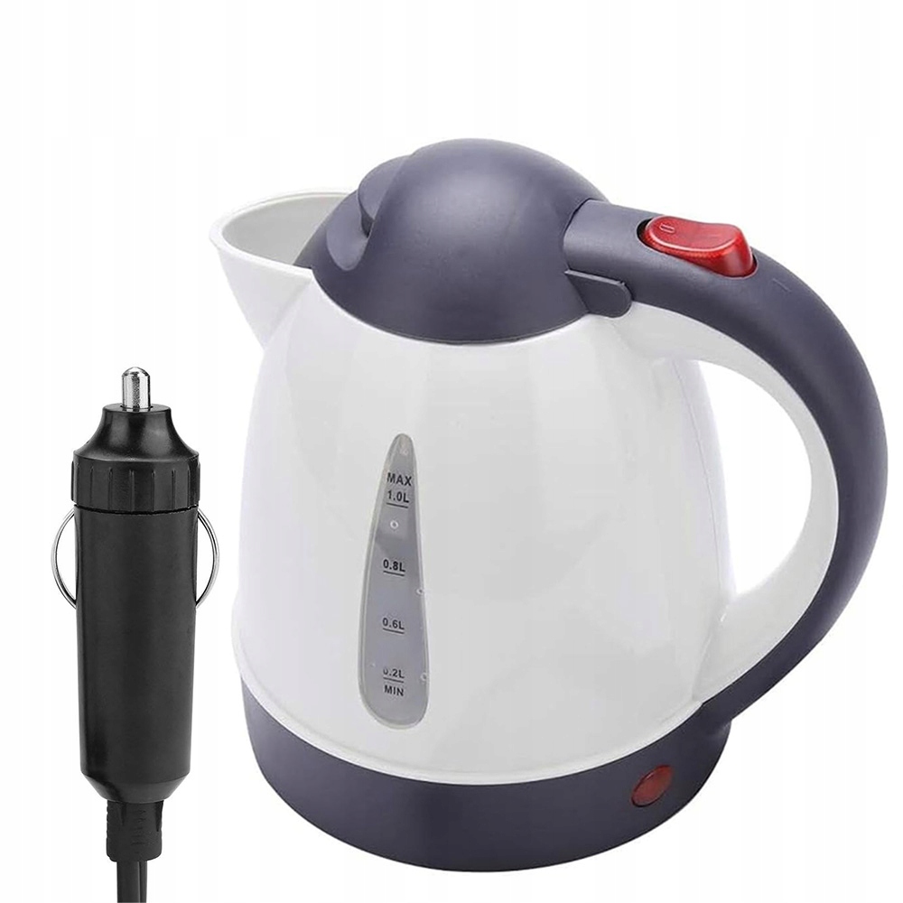 Czajnik Samochodowy 24V-1L 250W na gniazdo zapalniczki do domu, biura, po