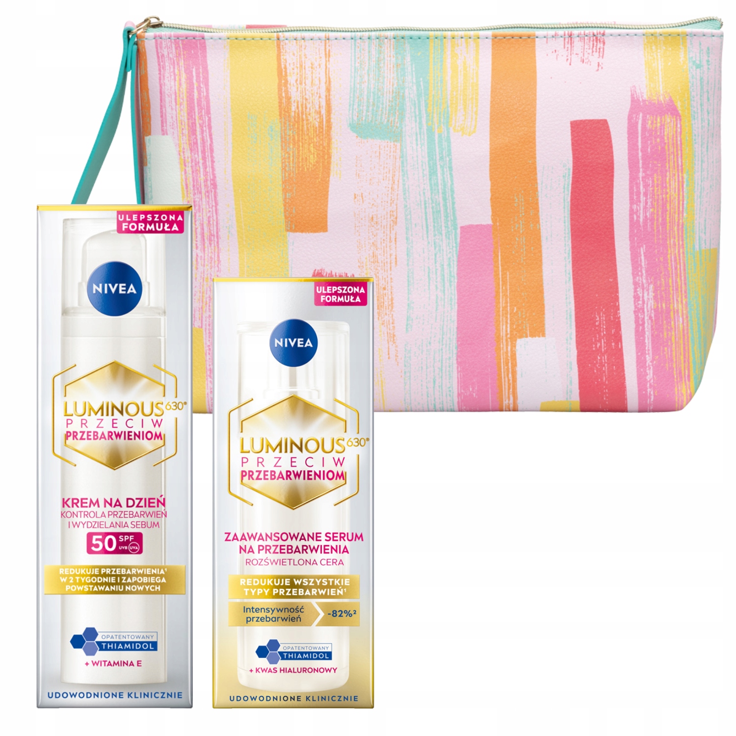 Nivea Cellular Luminous Sada Krém proti pigmentovým skvrnám Sérum Kosmetička