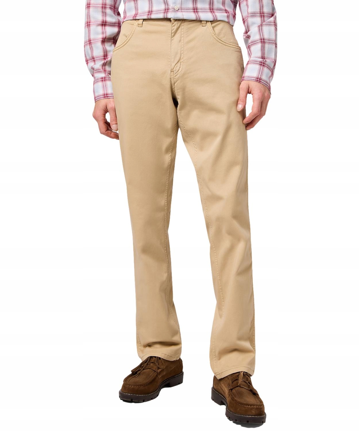 Kalhoty Wrangler Greensboro 112362345 Plaza Taupe W 31 L 34