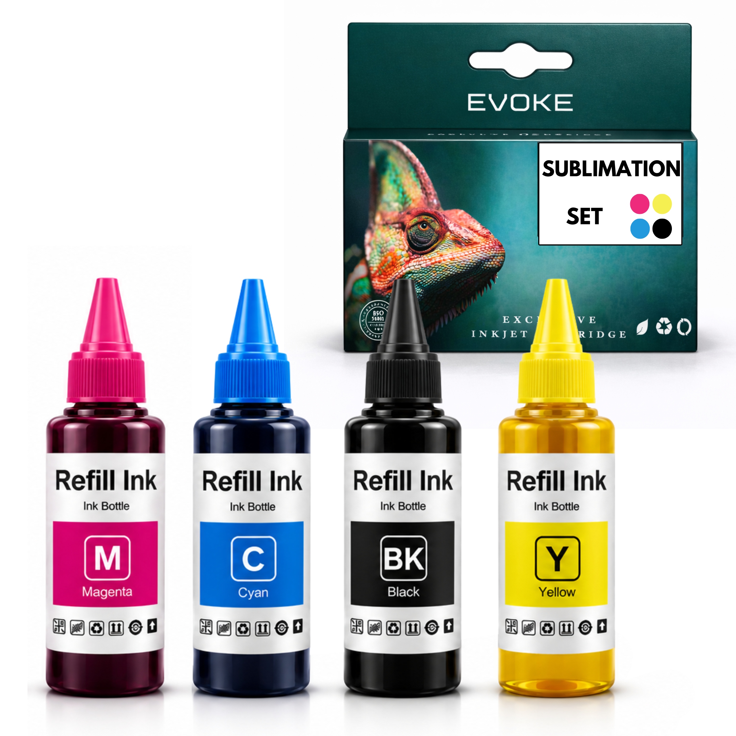 Sublimační inkoust Cmyk – sada pro tiskárny Epson