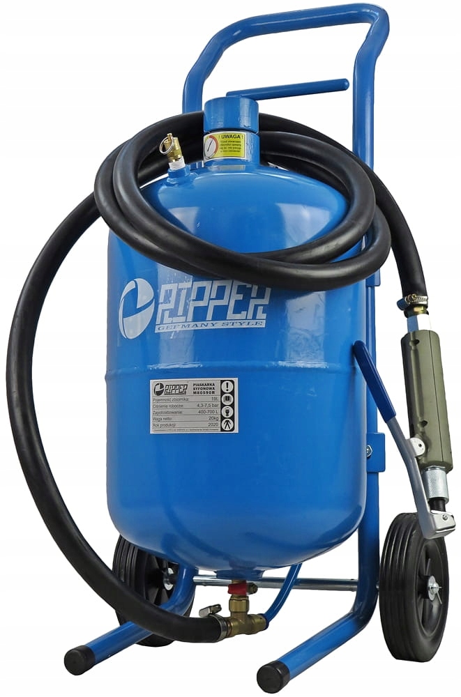 PIASKARKA SYFONOWA 19L MOBILNA MASKA DYSZE ZESTAW Kod producenta M80590R