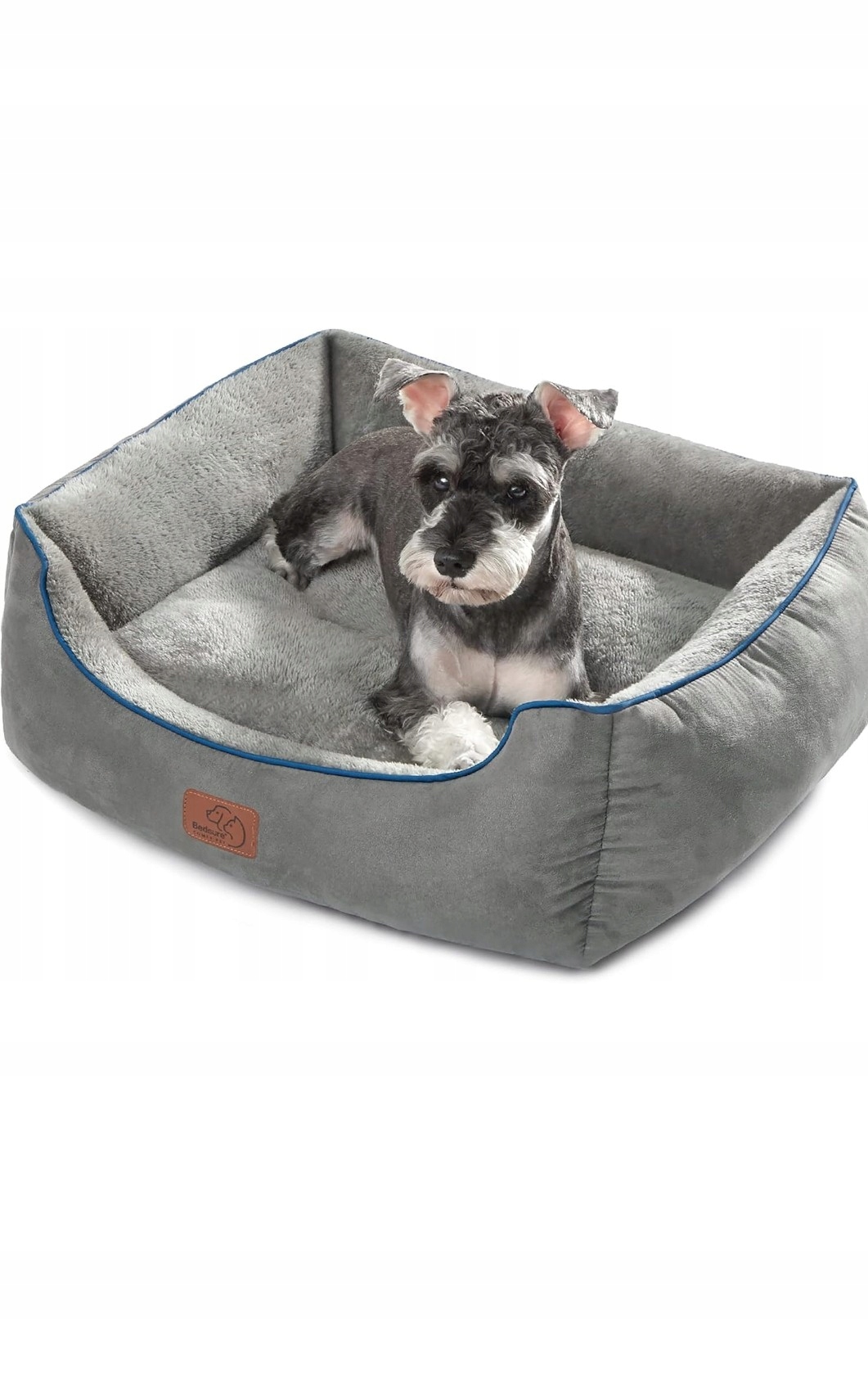 Levně Bedsure Velký pelíšek pro psa kočku s protiskluzovou spodní částí, 63 x 53 x 20 cm