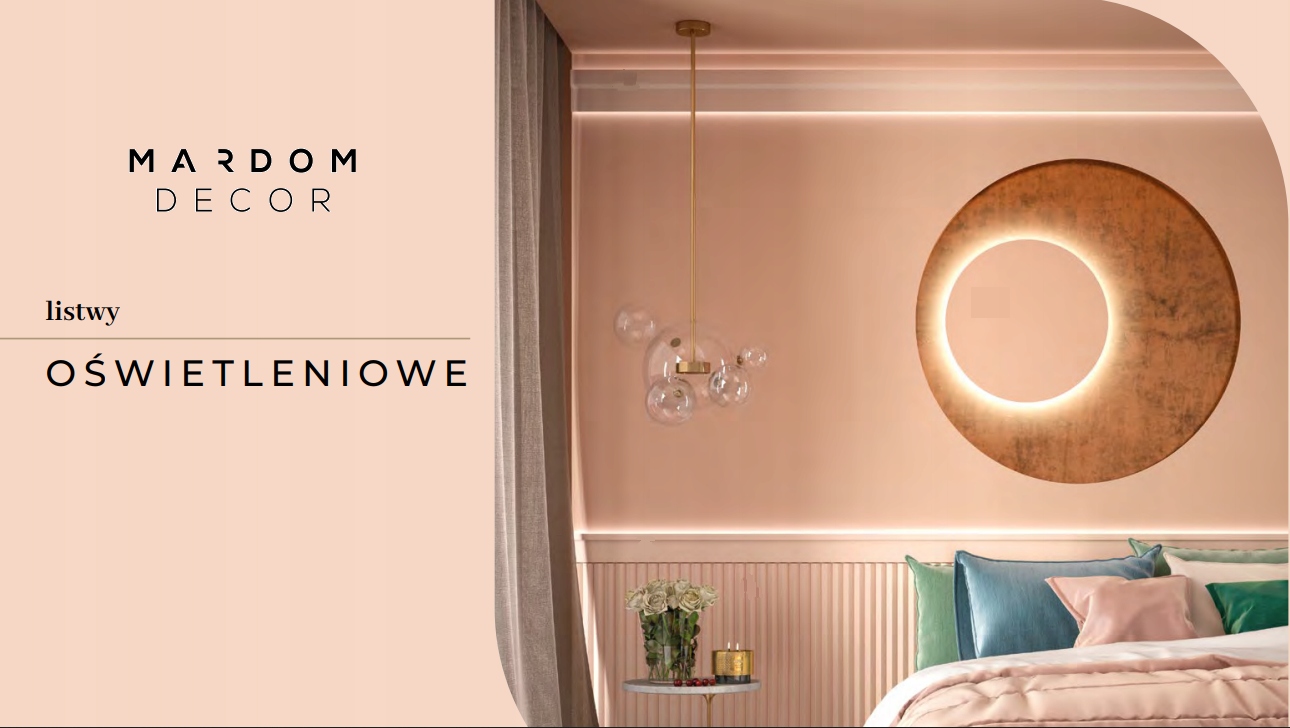 Listwa oświetleniowa do LEDów Mardom MD070 7,2 cm Wysokość 72 mm