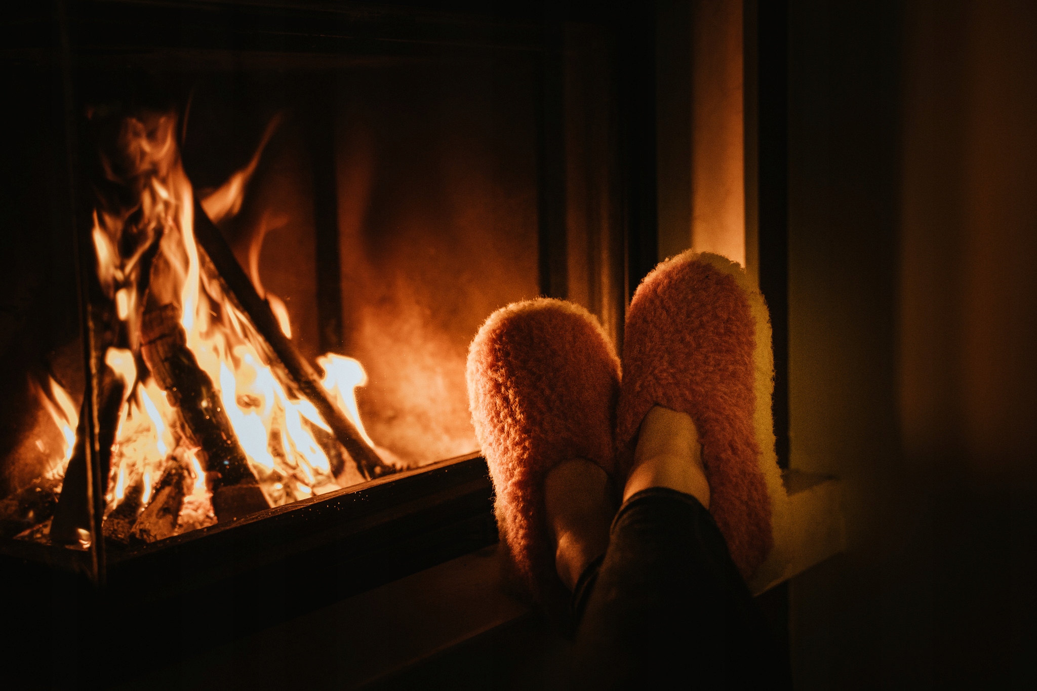 KRYSTA Kapcie bambosze z wełny owczej nie merynos Wzór dominujący bez wzoru