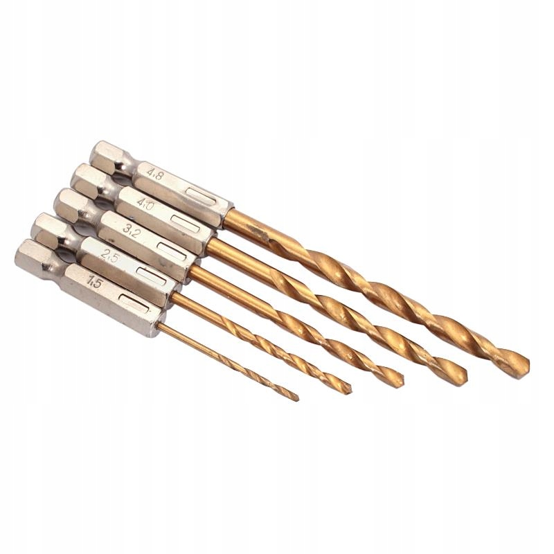 

Wiertła do metalu Hss Bit do wkrętark 1.5-4.8 5cz