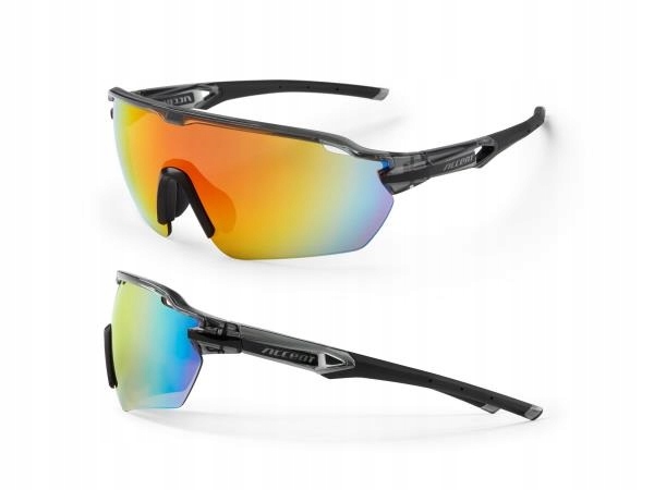 Okulary Rowerowe Accent Reflex Czarno-Szare