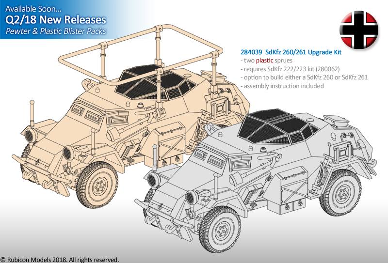 Rubicon Models - SdKfz 260/261 Upgrade Kit System Bolt Action