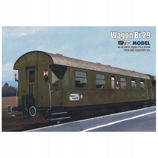 Angraf Model 8/2014 Wagon Bi 29 skala 1:25
