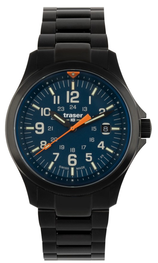 Nové Originální Pánské Hodinky Traser TS-111070 modré P67 gravírování data