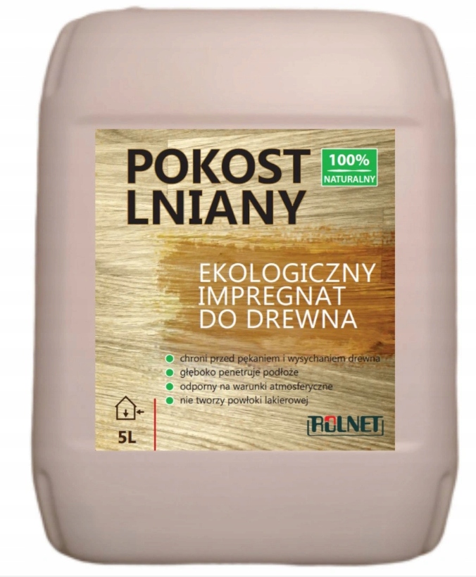 

Pokost Lniany impregnat Do Uli Drewnianych 5L eko